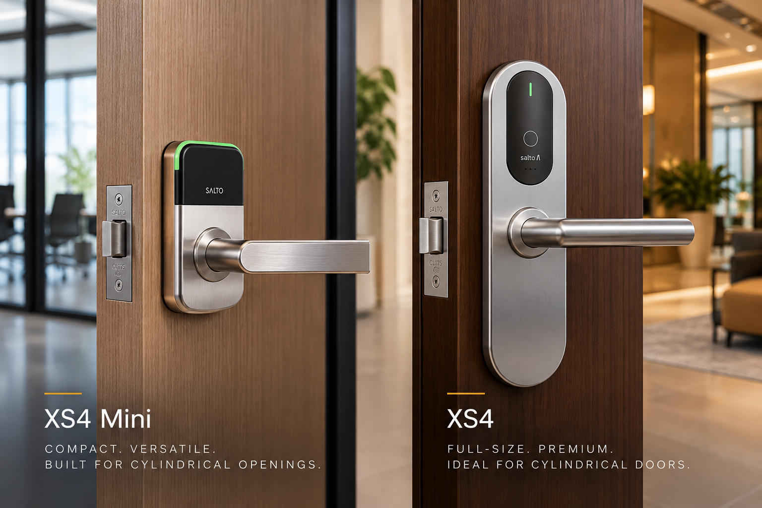 Put electronic access right at the lock.