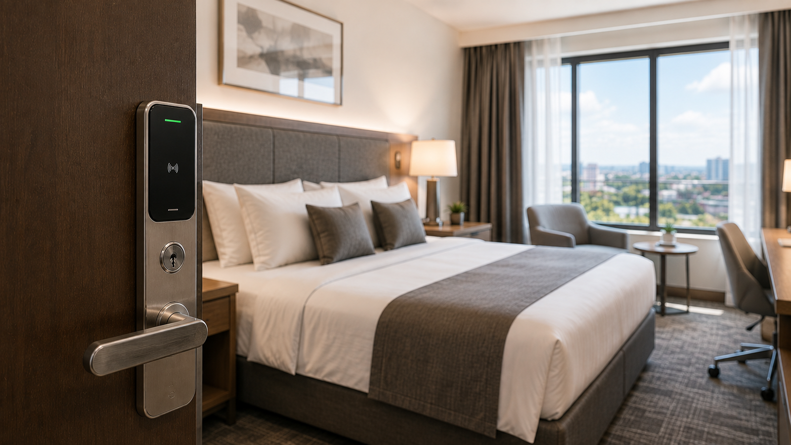 Hospitality electronic locking