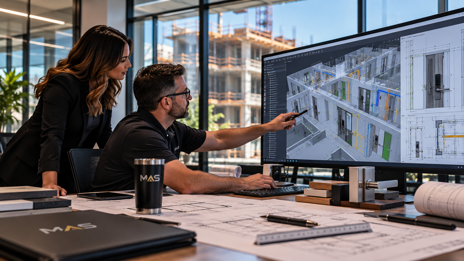 BIM and VDC coordination for access control and building technology